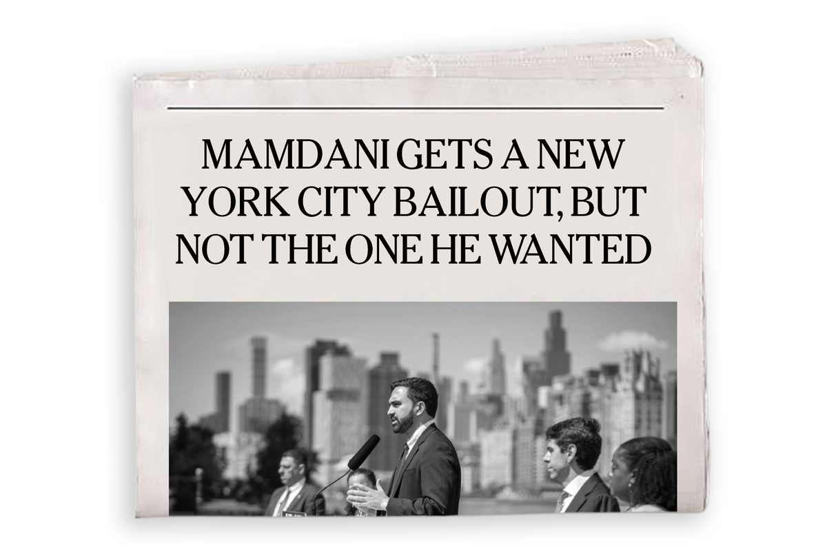 NY Focus: Mamdani gets a New York City bailout, but not the one he wanted