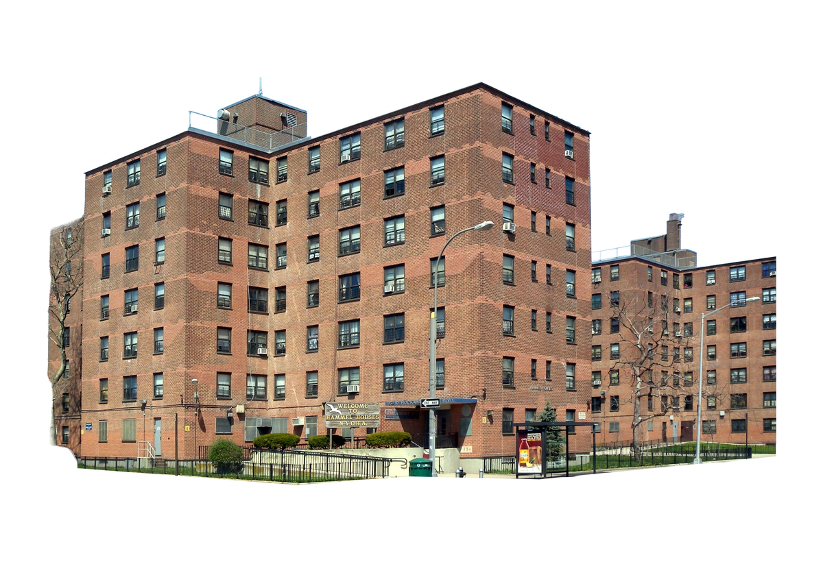 A New York City public housing complex