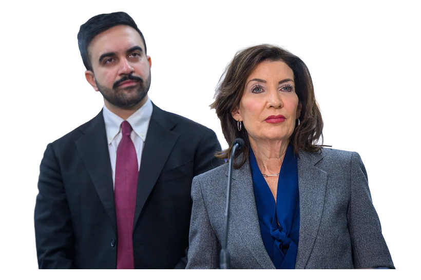 Kathy Hochul and Zohran Mamdani